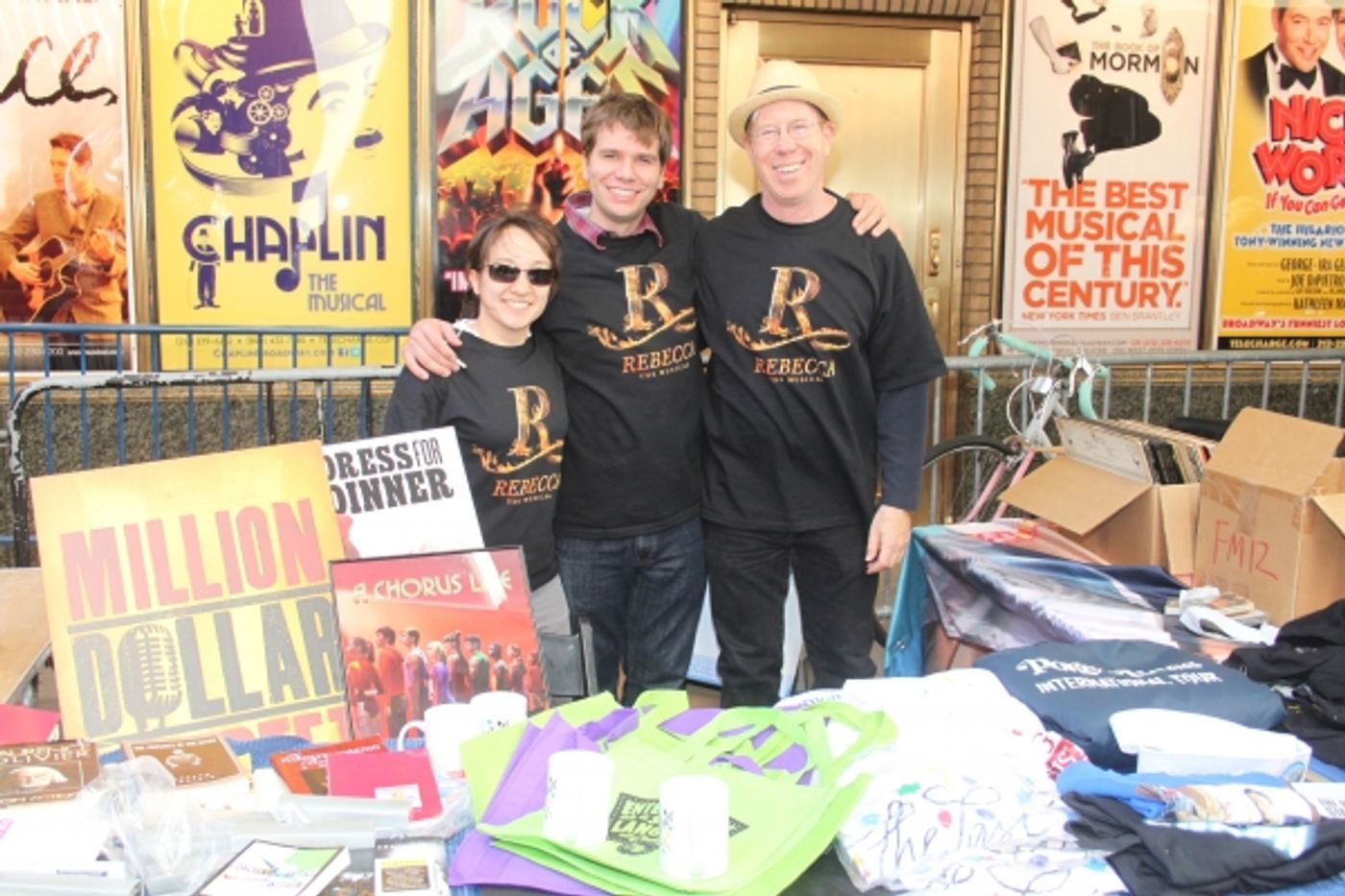 Photo Coverage: 2012 BC/EFA Flea Market - Merchandise Tables Image