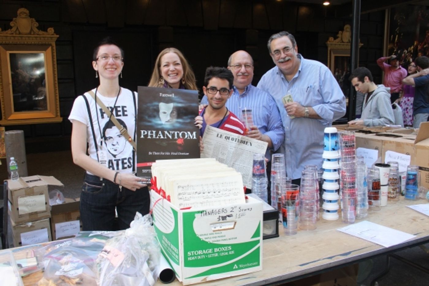 Photo Coverage: 2012 BC/EFA Flea Market - Merchandise Tables Image