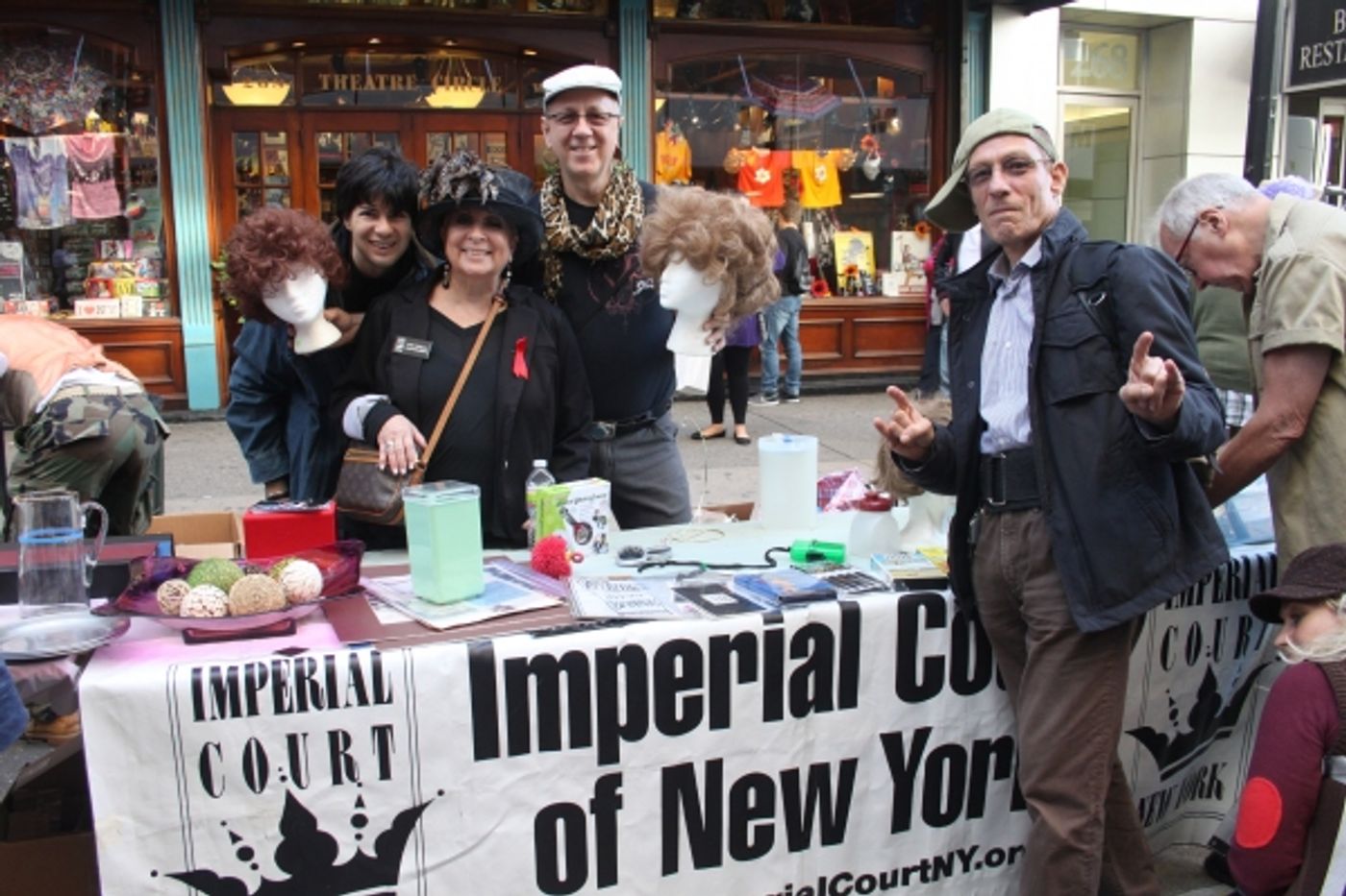 Photo Coverage: 2012 BC/EFA Flea Market - Merchandise Tables Image
