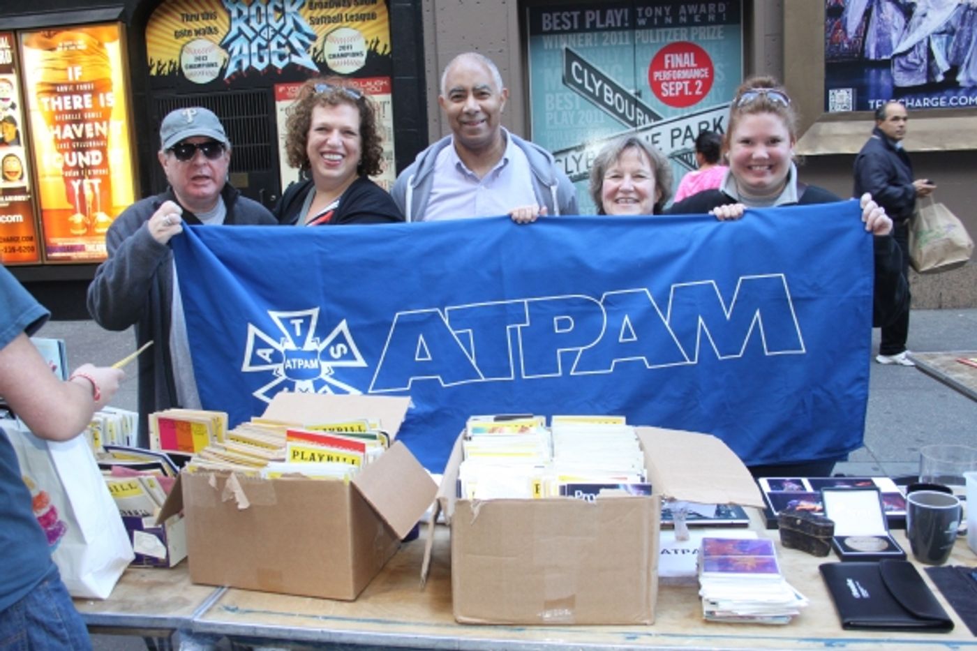 Photo Coverage: 2012 BC/EFA Flea Market - Merchandise Tables Image