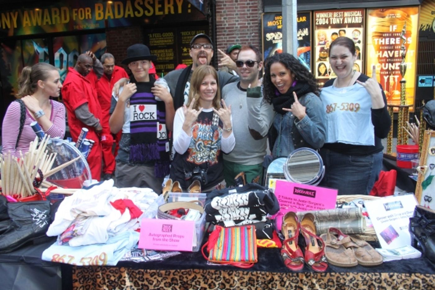 Photo Coverage: 2012 BC/EFA Flea Market - Merchandise Tables Image