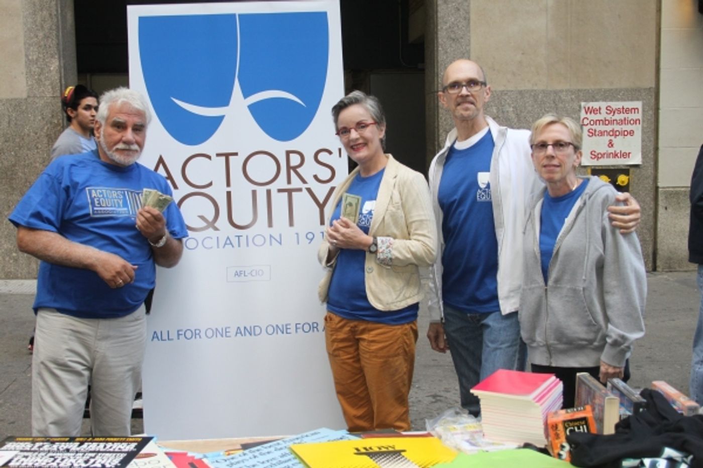 Photo Coverage: 2012 BC/EFA Flea Market - Merchandise Tables Image