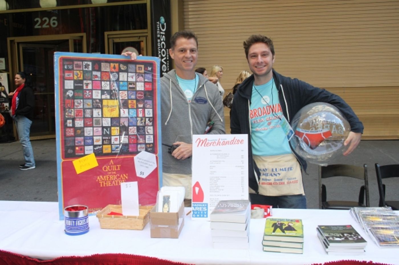 Photo Coverage: 2012 BC/EFA Flea Market - Merchandise Tables Image