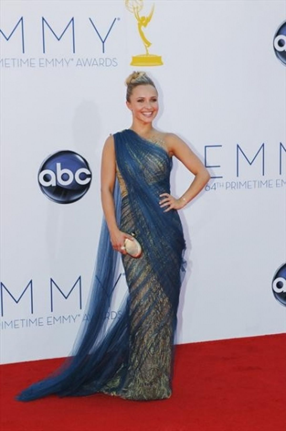  THE 64TH PRIMETIME EMMY(r) AWARDS - The 64th Primetime Emmy Awards broadcasts live from 8:00-11:00 p.m., ET/5:00-8:00 p.m., PT., Sunday, September 23, 2012 exclusively on ABC. (ABC/RICK ROWELL)HAYDEN PANETTIERE at 