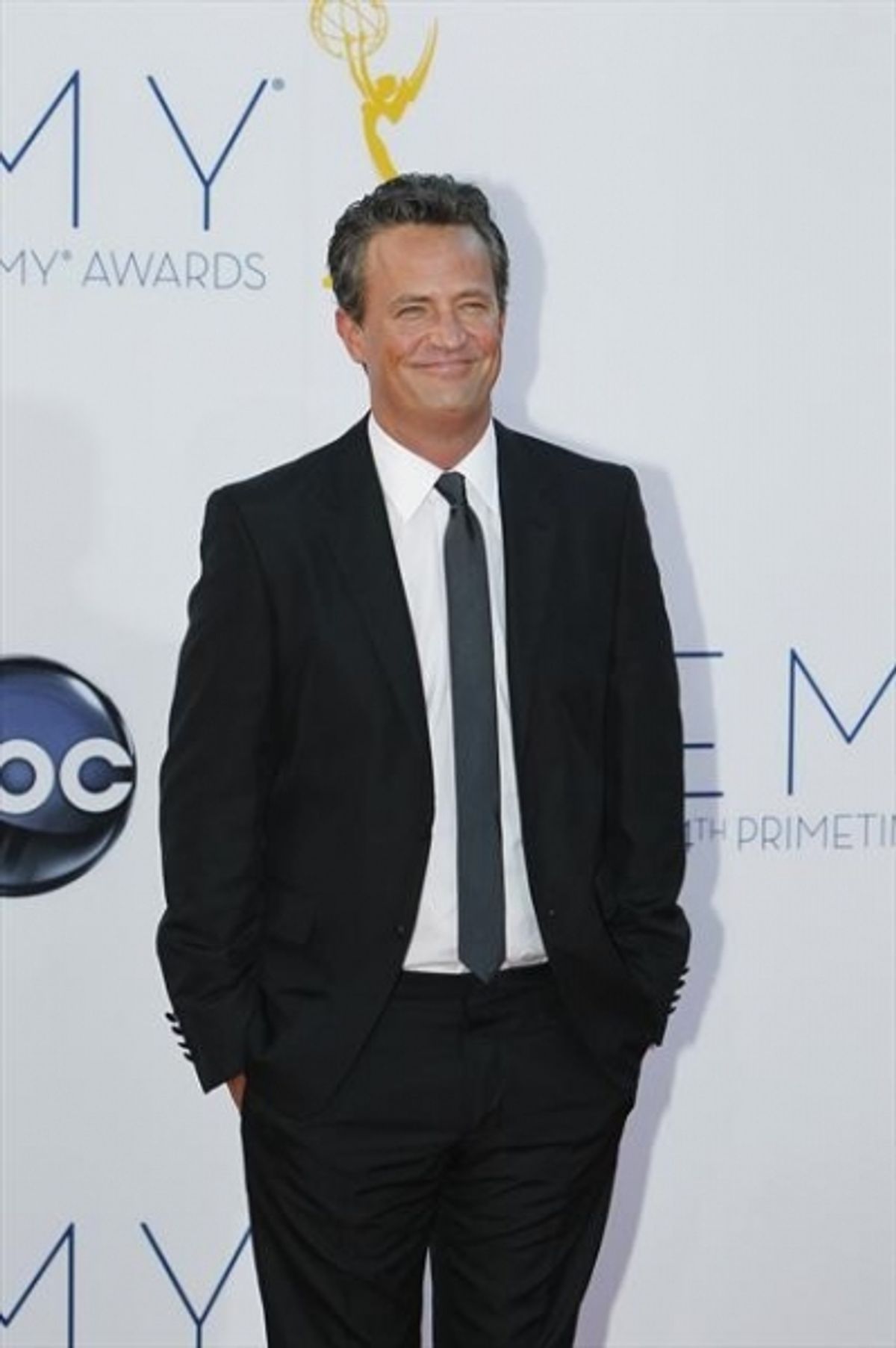  THE 64TH PRIMETIME EMMY(r) AWARDS - The 64th Primetime Emmy Awards broadcasts live from 8:00-11:00 p.m., ET/5:00-8:00 p.m., PT., Sunday, September 23, 2012 exclusively on ABC. (ABC/RICK ROWELL)MATTHEW PERRY at 