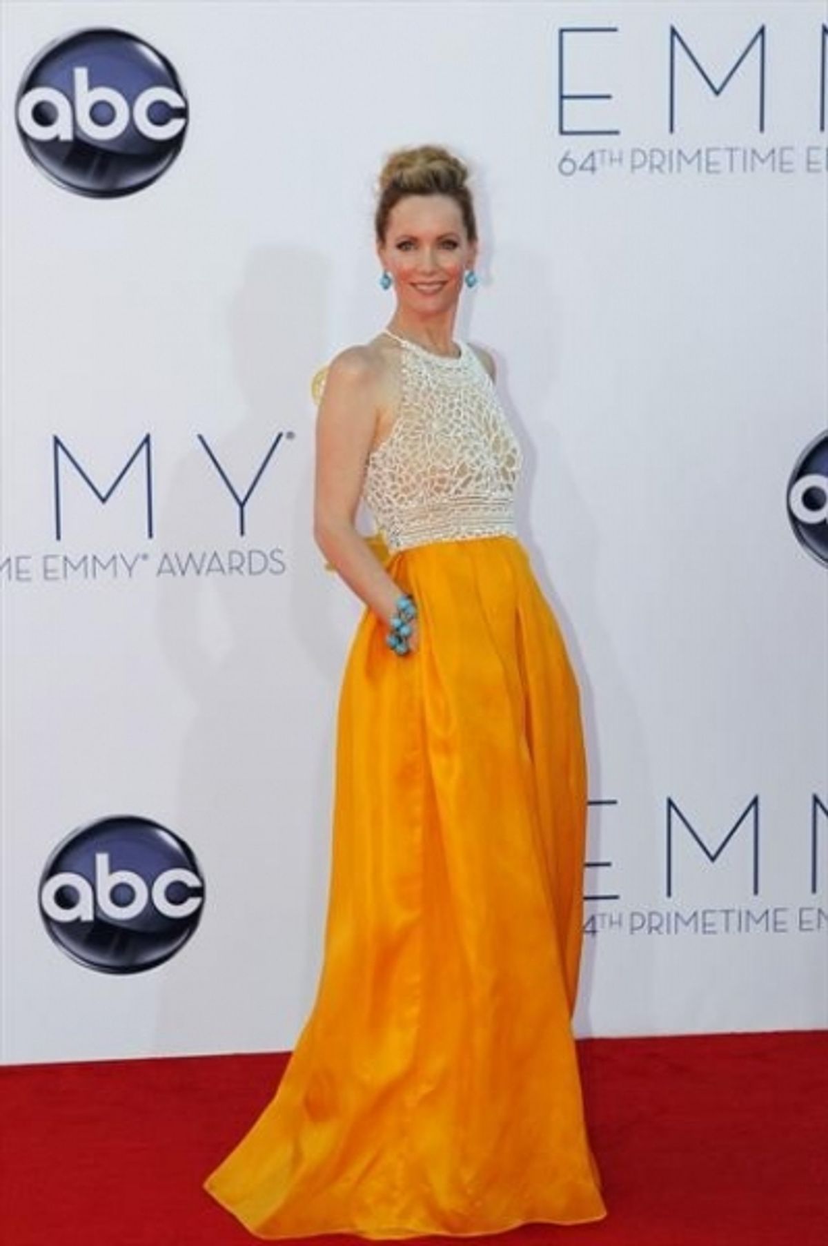  THE 64TH PRIMETIME EMMY(r) AWARDS - The 64th Primetime Emmy Awards broadcasts live from 8:00-11:00 p.m., ET/5:00-8:00 p.m., PT., Sunday, September 23, 2012 exclusively on ABC. (ABC/RICK ROWELL)LESLIE MANN at 