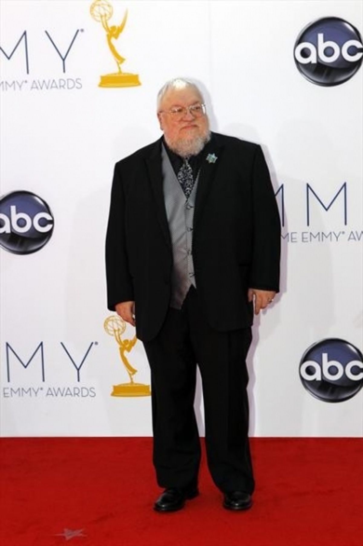  THE 64TH PRIMETIME EMMY(r) AWARDS - The 64th Primetime Emmy Awards broadcasts live from 8:00-11:00 p.m., ET/5:00-8:00 p.m., PT., Sunday, September 23, 2012 exclusively on ABC. (ABC/RICK ROWELL)GEORGE RR MARTIN at 