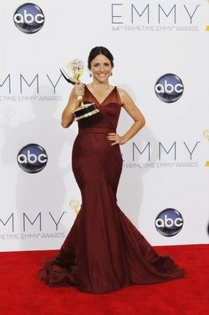 THE 64TH PRIMETIME EMMY(r) AWARDS - The 64th Primetime Emmy Awards broadcasts live from 8:00-11:00 p.m., ET/5:00-8:00 p.m., PT., Sunday, September 23, 2012 exclusively on ABC. (ABC/RICK ROWELL)JULIA LOUIS-DREYFUS @ BroadwayWorld THE 64TH PRIMETIME EMMY(r) AWARDS - The 64th Primetime Emmy Awards broadcasts live f Photo