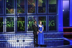 THE 64TH PRIMETIME EMMY(r) AWARDS - The 64th Primetime Emmy Awards broadcasts live from 8:00-11:00 p.m., ET/5:00-8:00 p.m., PT., Sunday, September 23, 2012 exclusively on ABC. (ABC/TODD WAWRYCHUK)AZIZ ANSARI, JANE LEVY @ BroadwayWorld THE 64TH PRIMETIME EMMY(r) AWARDS - The 64th Primetime Emmy Awards broadcasts live f Photo