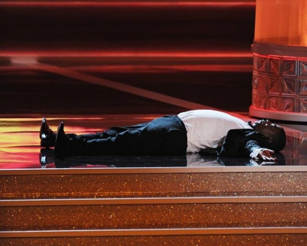  THE 64TH PRIMETIME EMMY(r) AWARDS - The 64th Primetime Emmy Awards broadcasts live from 8:00-11:00 p.m., ET/5:00-8:00 p.m., PT., Sunday, September 23, 2012 exclusively on ABC. (ABC/TODD WAWRYCHUK)TRACY MORGAN at 