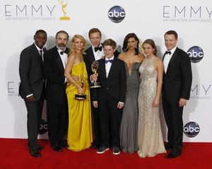 THE 64TH PRIMETIME EMMY(r) AWARDS - The 64th Primetime Emmy Awards broadcasts live from 8:00-11:00 p.m., ET/5:00-8:00 p.m., PT., Sunday, September 23, 2012 exclusively on ABC. (ABC/RICK ROWELL)DAVID HAREWOOD, MANDY PATINKIN, CLAIRE DANES, DAMIAN LEWIS, J @ BroadwayWorld THE 64TH PRIMETIME EMMY(r) AWARDS - The 64th Primetime Emmy Awards broadcasts live f Photo