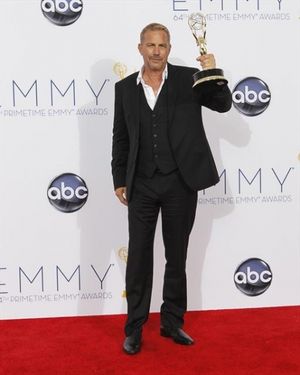 THE 64TH PRIMETIME EMMY(r) AWARDS - The 64th Primetime Emmy Awards broadcasts live from 8:00-11:00 p.m., ET/5:00-8:00 p.m., PT., Sunday, September 23, 2012 exclusively on ABC. (ABC/RICK ROWELL)KEVIN COSTNER @ BroadwayWorld THE 64TH PRIMETIME EMMY(r) AWARDS - The 64th Primetime Emmy Awards broadcasts live f Photo