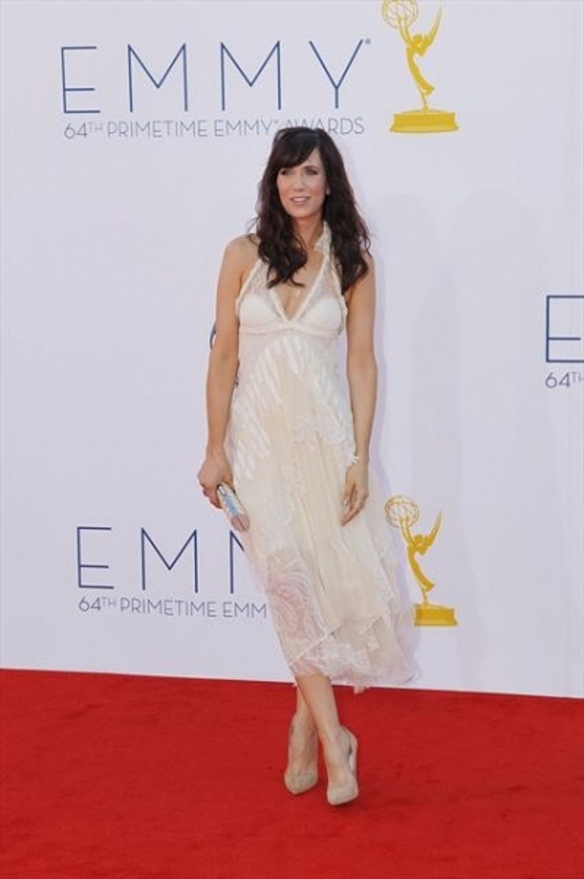  THE 64TH PRIMETIME EMMY(r) AWARDS - The 64th Primetime Emmy Awards broadcasts live from 8:00-11:00 p.m., ET/5:00-8:00 p.m., PT., Sunday, September 23, 2012 exclusively on ABC. (ABC/RICK ROWELL)KRISTEN WIIG at 