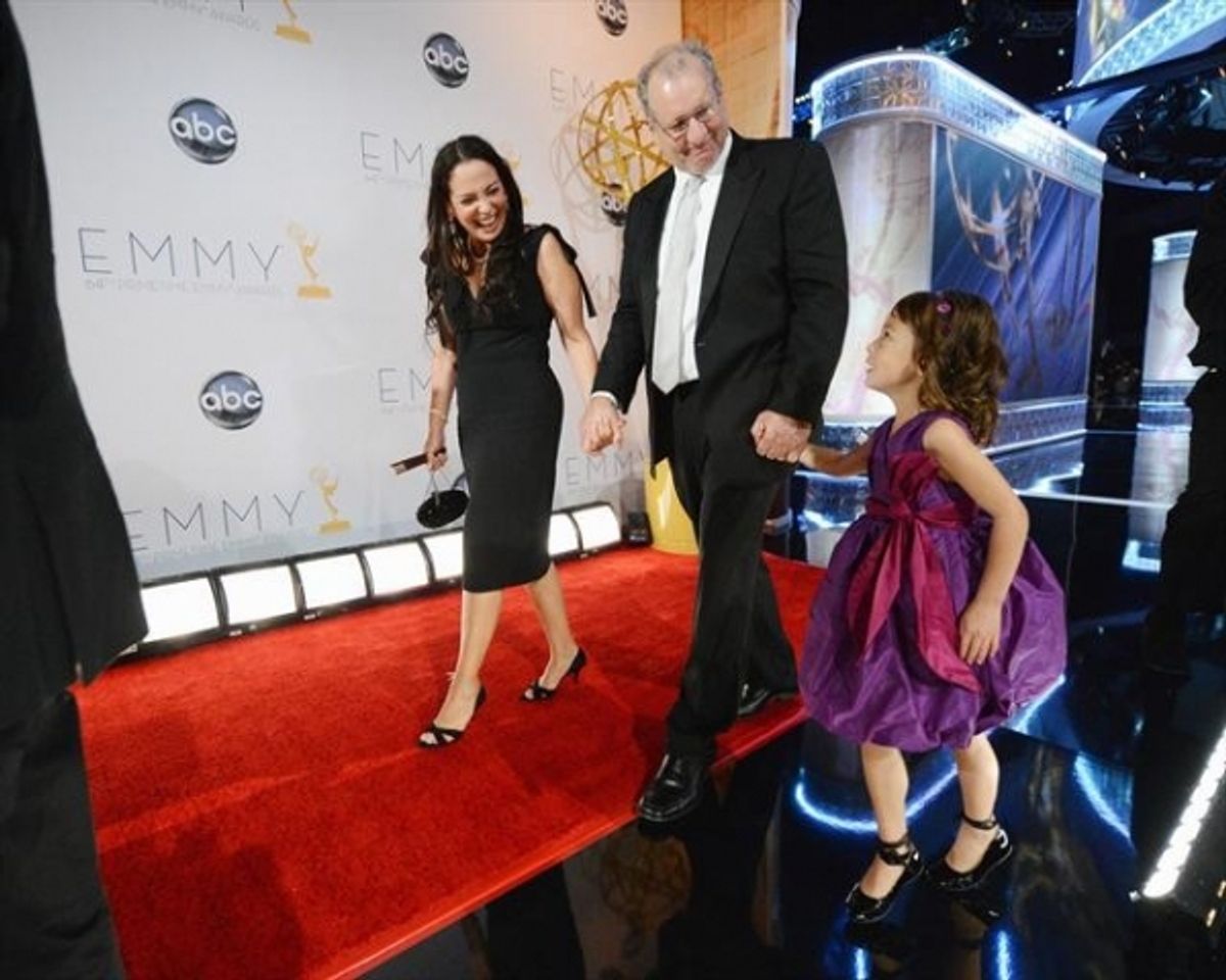 THE 64TH PRIMETIME EMMY(r) AWARDS - The 64th Primetime Emmy Awards broadcasts live from 8:00-11:00 p.m., ET/5:00-8:00 p.m., PT., Sunday, September 23, 2012 exclusively on ABC. (ABC/MATT BROWN)ED O'NEILL, AUBREY ANDERSON-EMMONS at 