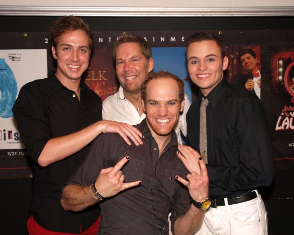  Luke Yellin, Joey Elrose and Seth Salsbury with Dan Mojica at 