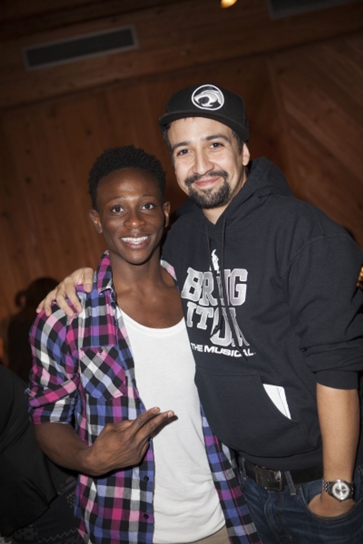 Gregory Haney and Lin-Manuel Miranda at 