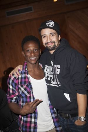 Gregory Haney and Lin-Manuel Miranda @ BroadwayWorld Gregory Haney and Lin-Manuel Miranda Photo