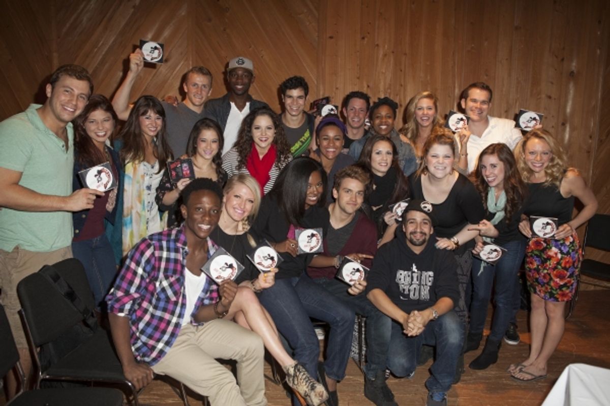  Lin-Manuel Miranda and The Cast of 'Bring It On' at 