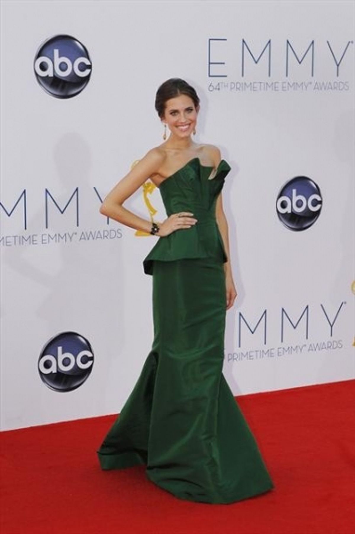 THE 64TH PRIMETIME EMMY(r) AWARDS - The 64th Primetime Emmy Awards broadcasts live from 8:00-11:00 p.m., ET/5:00-8:00 p.m., PT., Sunday, September 23, 2012 exclusively on ABC. (ABC/RICK ROWELL)ALLISON WILLIAMS at Emmy Red Carpet Fashion Favorites!