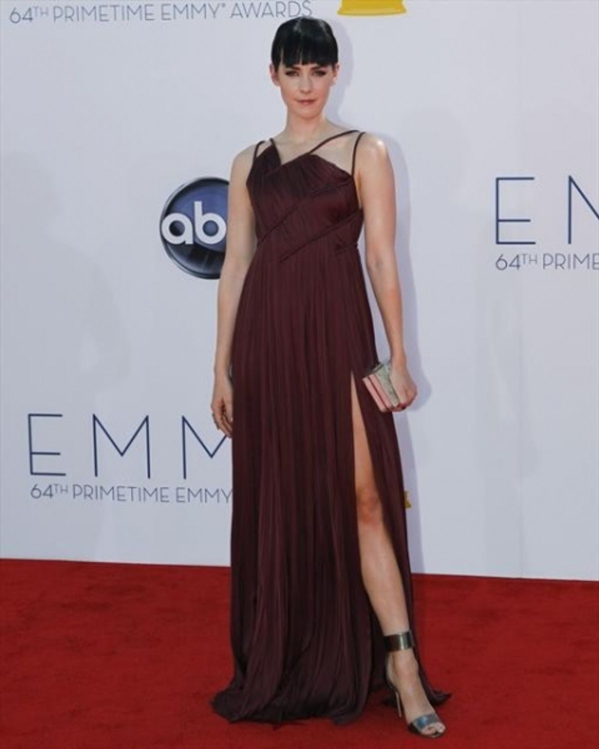  THE 64TH PRIMETIME EMMY(r) AWARDS - The 64th Primetime Emmy Awards broadcasts live from 8:00-11:00 p.m., ET/5:00-8:00 p.m., PT., Sunday, September 23, 2012 exclusively on ABC. (ABC/RICK ROWELL)JENA MALONE at 