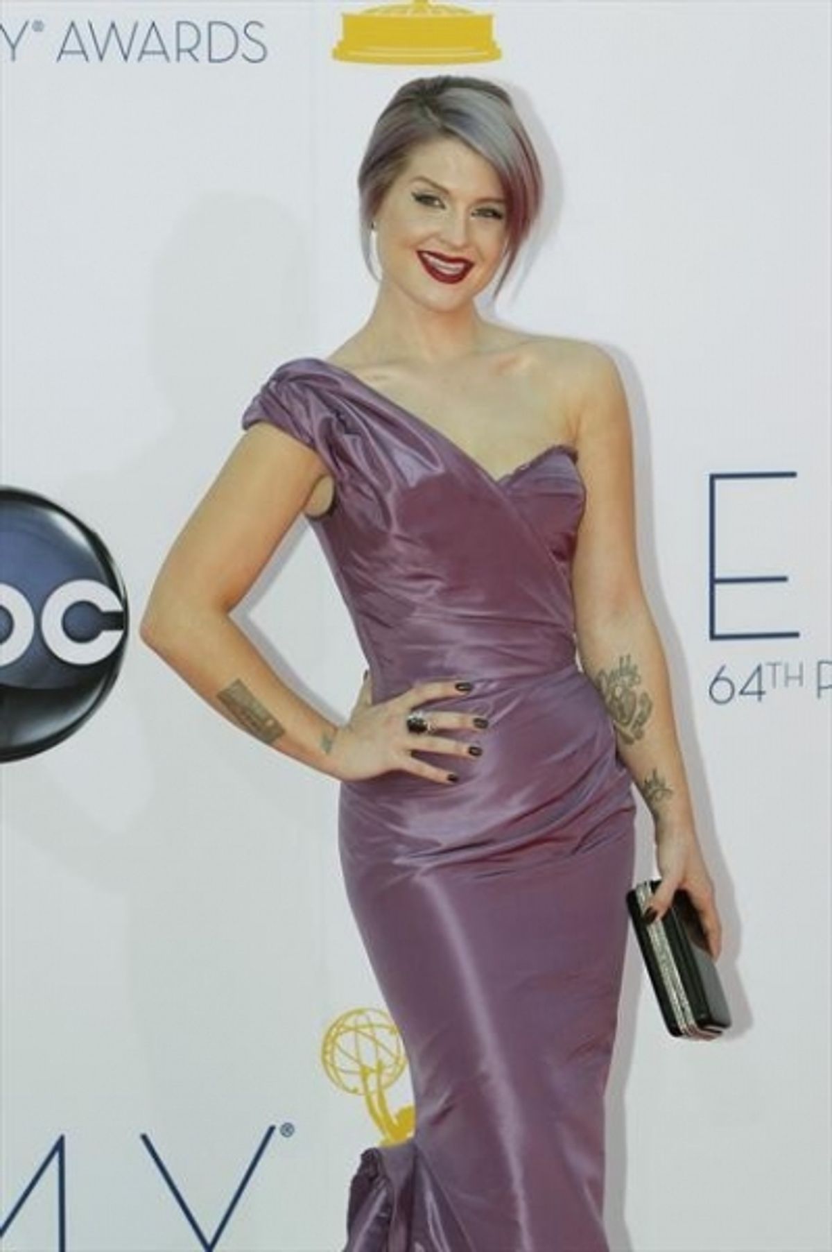  THE 64TH PRIMETIME EMMY(r) AWARDS - The 64th Primetime Emmy Awards broadcasts live from 8:00-11:00 p.m., ET/5:00-8:00 p.m., PT., Sunday, September 23, 2012 exclusively on ABC. (ABC/RICK ROWELL)KELLY OSBOURNE at 