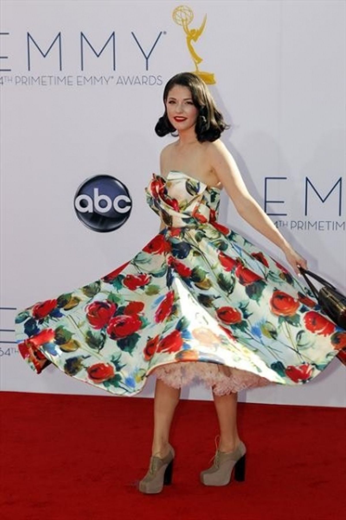  THE 64TH PRIMETIME EMMY(r) AWARDS - The 64th Primetime Emmy Awards broadcasts live from 8:00-11:00 p.m., ET/5:00-8:00 p.m., PT., Sunday, September 23, 2012 exclusively on ABC. (ABC/RICK ROWELL)KENLEY COLLINS at 