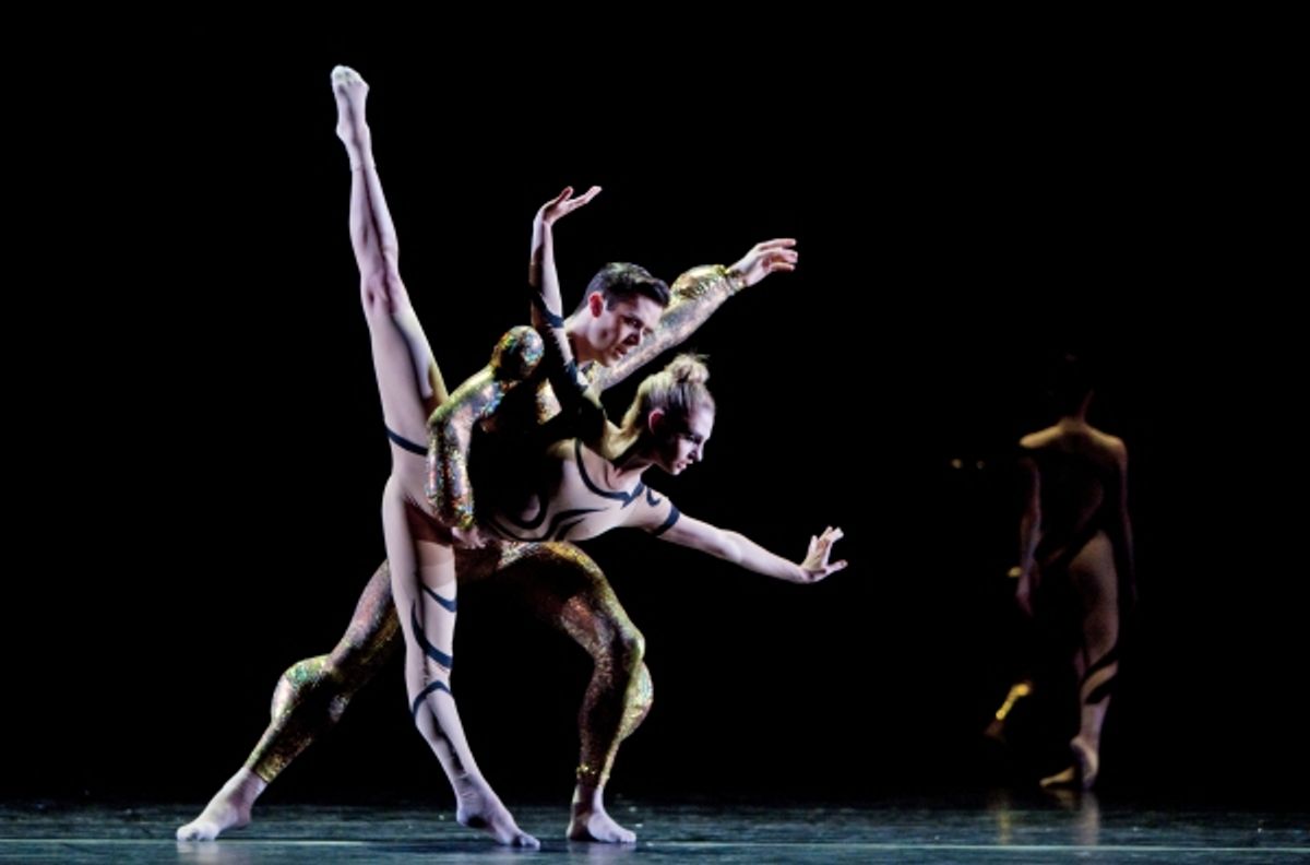  Ballet: Angular Momentum Choreographer: Aszure Barton Dancer(s): Connor Walsh and Melissa Hough at 