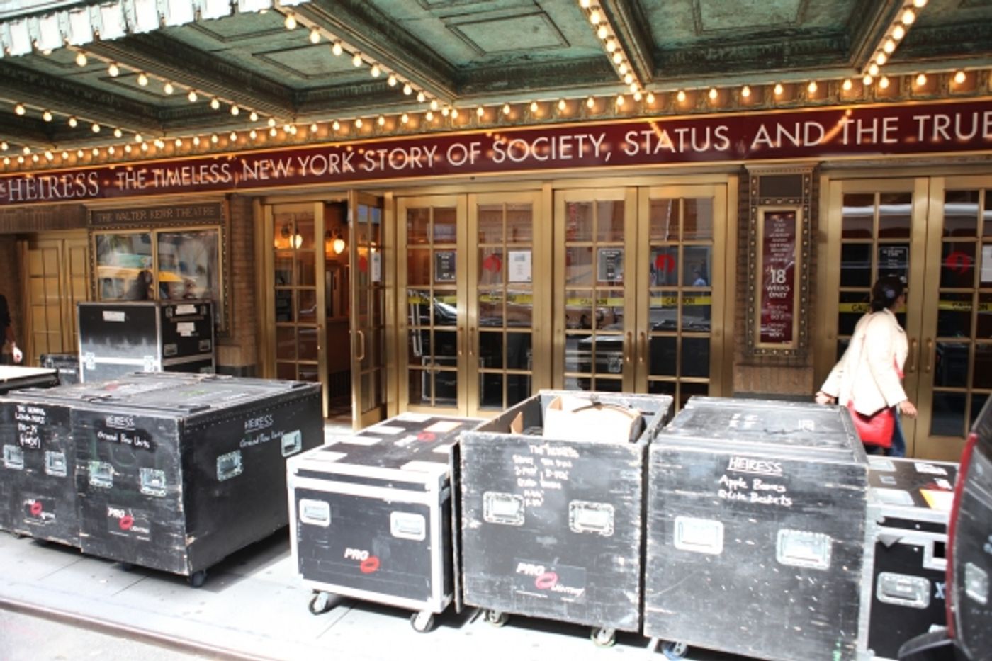 Photo Coverage: THE HEIRRESS Loads In at the Walter Kerr Theatre Photo Coverage: THE HEIRRESS Loads In at the Walter Kerr Theatre Image