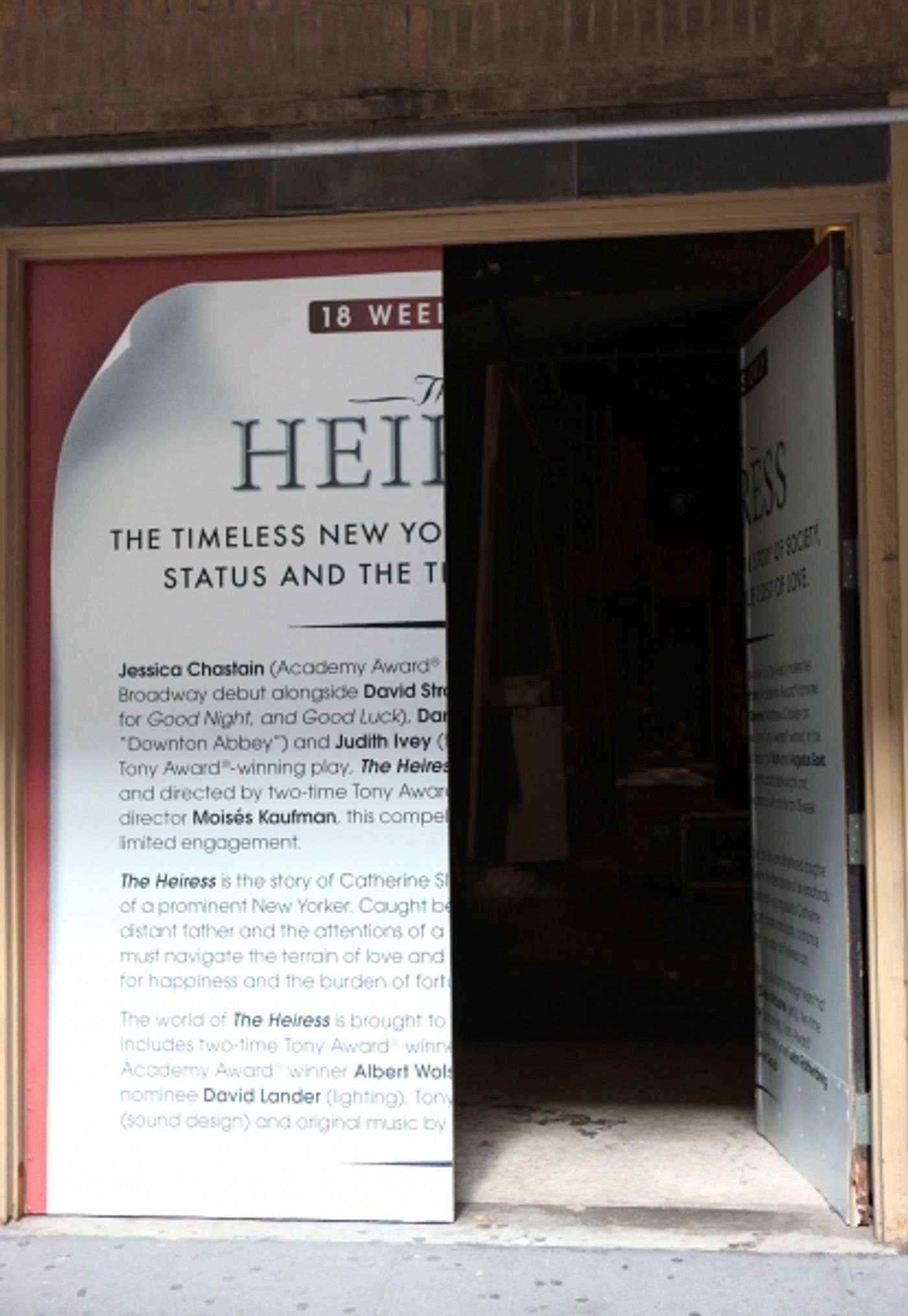 Photo Coverage: THE HEIRRESS Loads In at the Walter Kerr Theatre Photo Coverage: THE HEIRRESS Loads In at the Walter Kerr Theatre Image