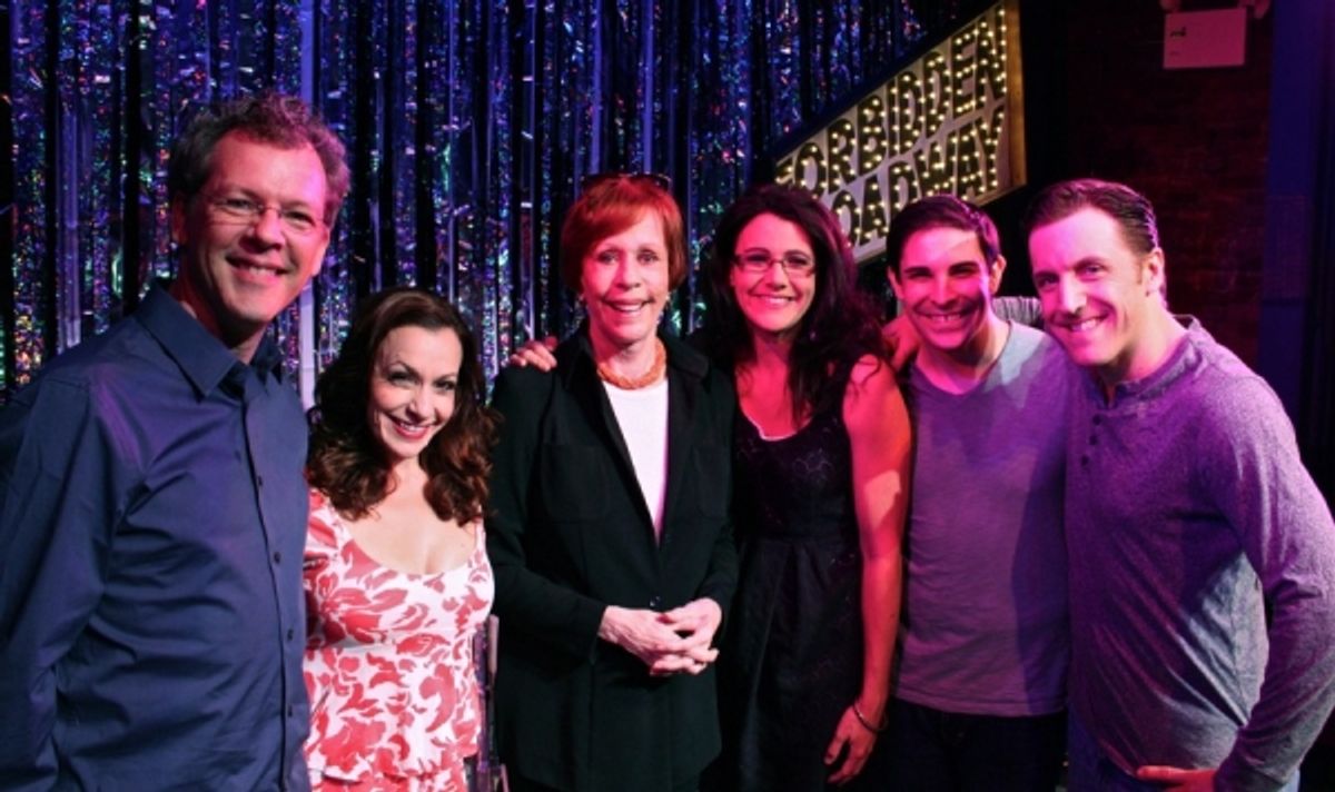 David Caldwell, Jenny Lee Stern, Carol Burnett, Natalie CharlÃ'Â© Ellis, Scott Richard Foster and Marcus Stevens at 