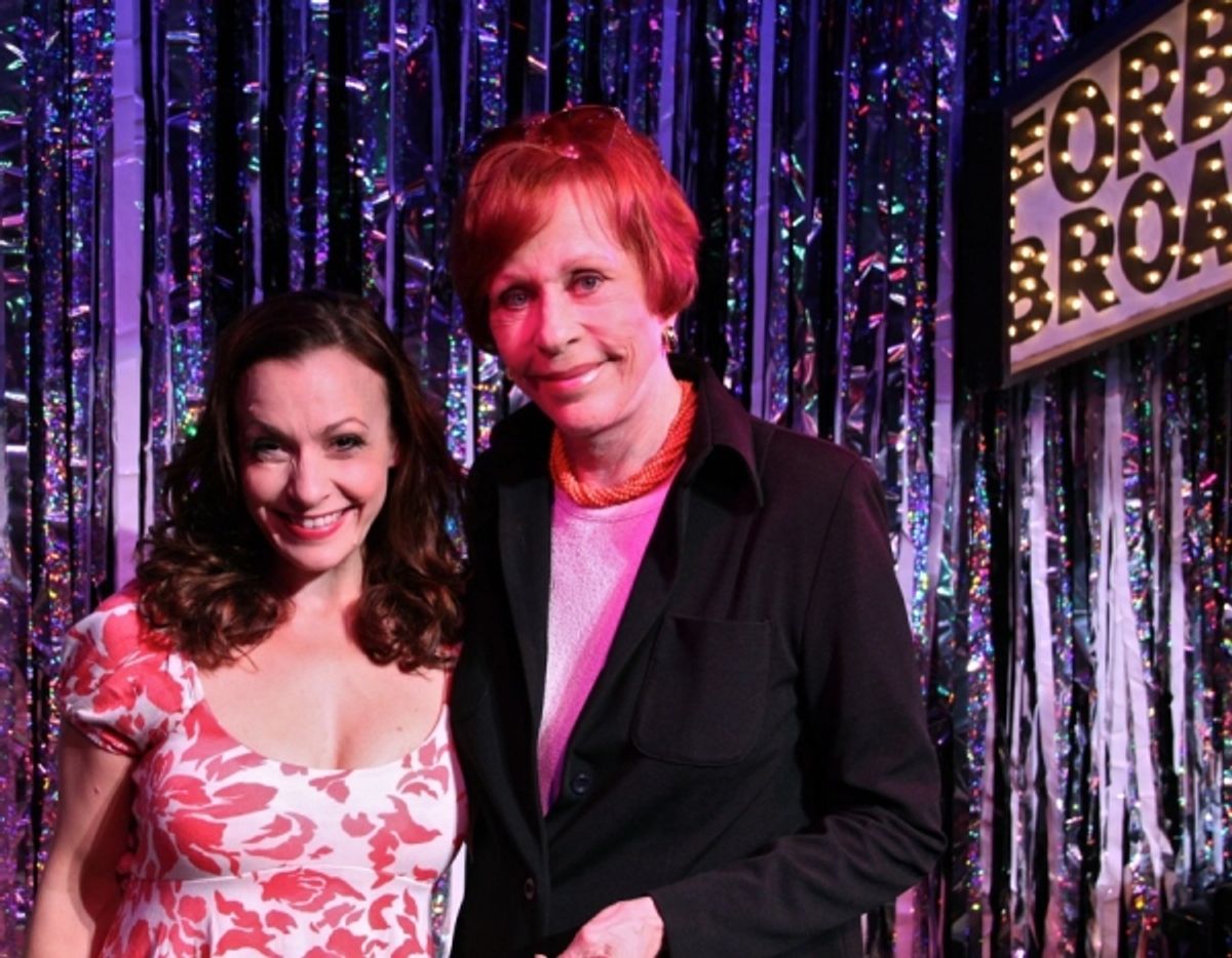 Jenny Lee Stern and Carol Burnett at 