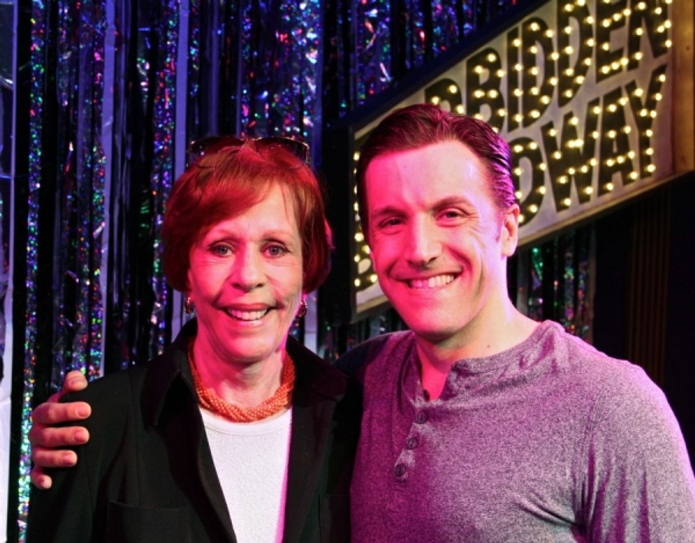 Photo Flash: Carol Burnett Visits FORBIDDEN BROADWAY!  Image