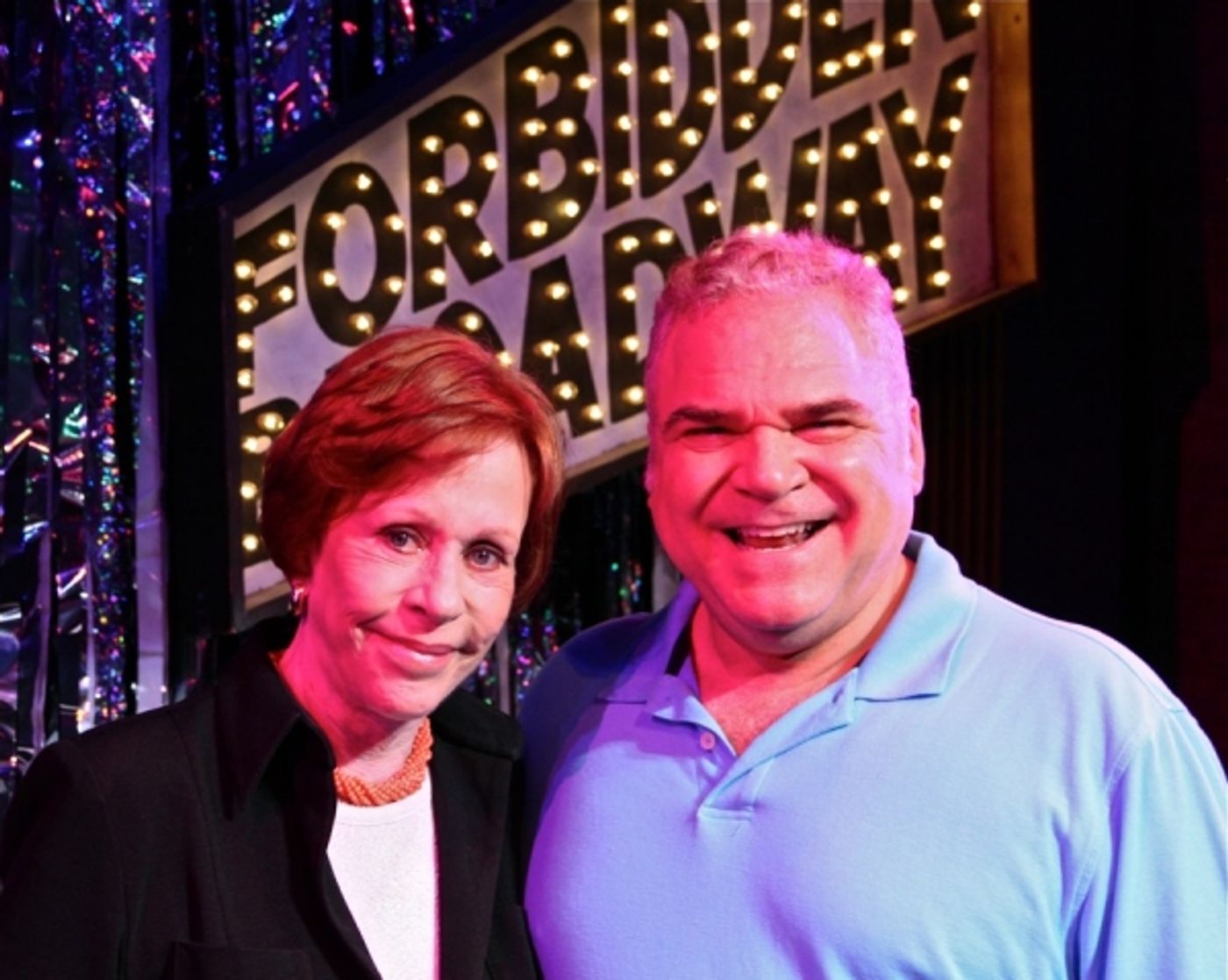 Photo Flash: Carol Burnett Visits FORBIDDEN BROADWAY!  Image