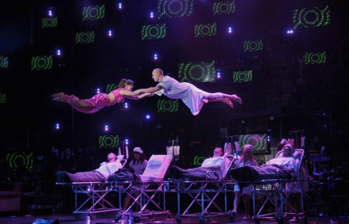  Jenna Rubaii (The Extraordinary Girl) and Thomas Hettrick (Tunny)  at 