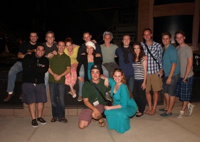  The Cast of SWEENEY TODD with Director Steven Glaudini Photo