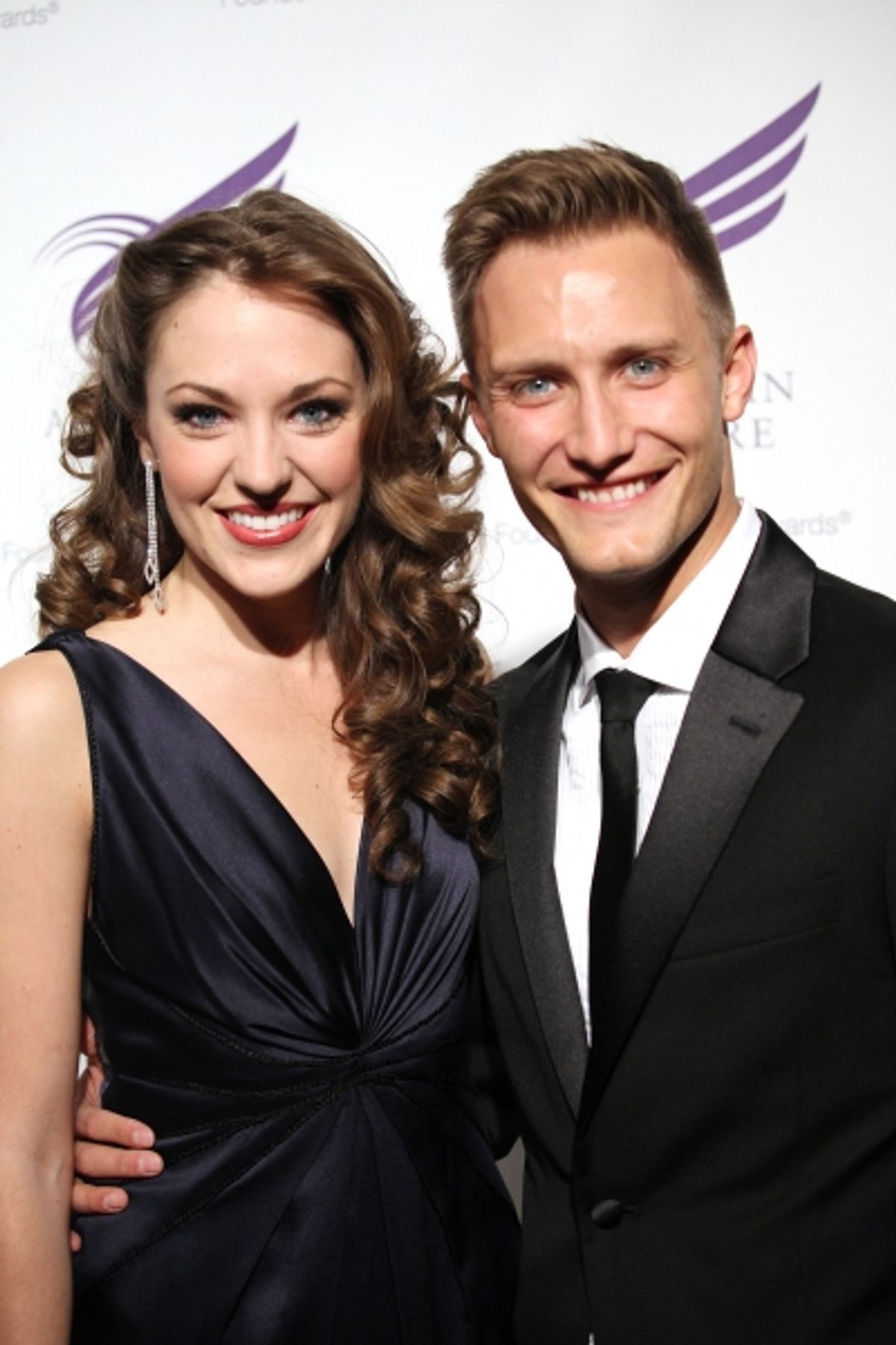  Laura Osnes & husband Nathan Johnson at 