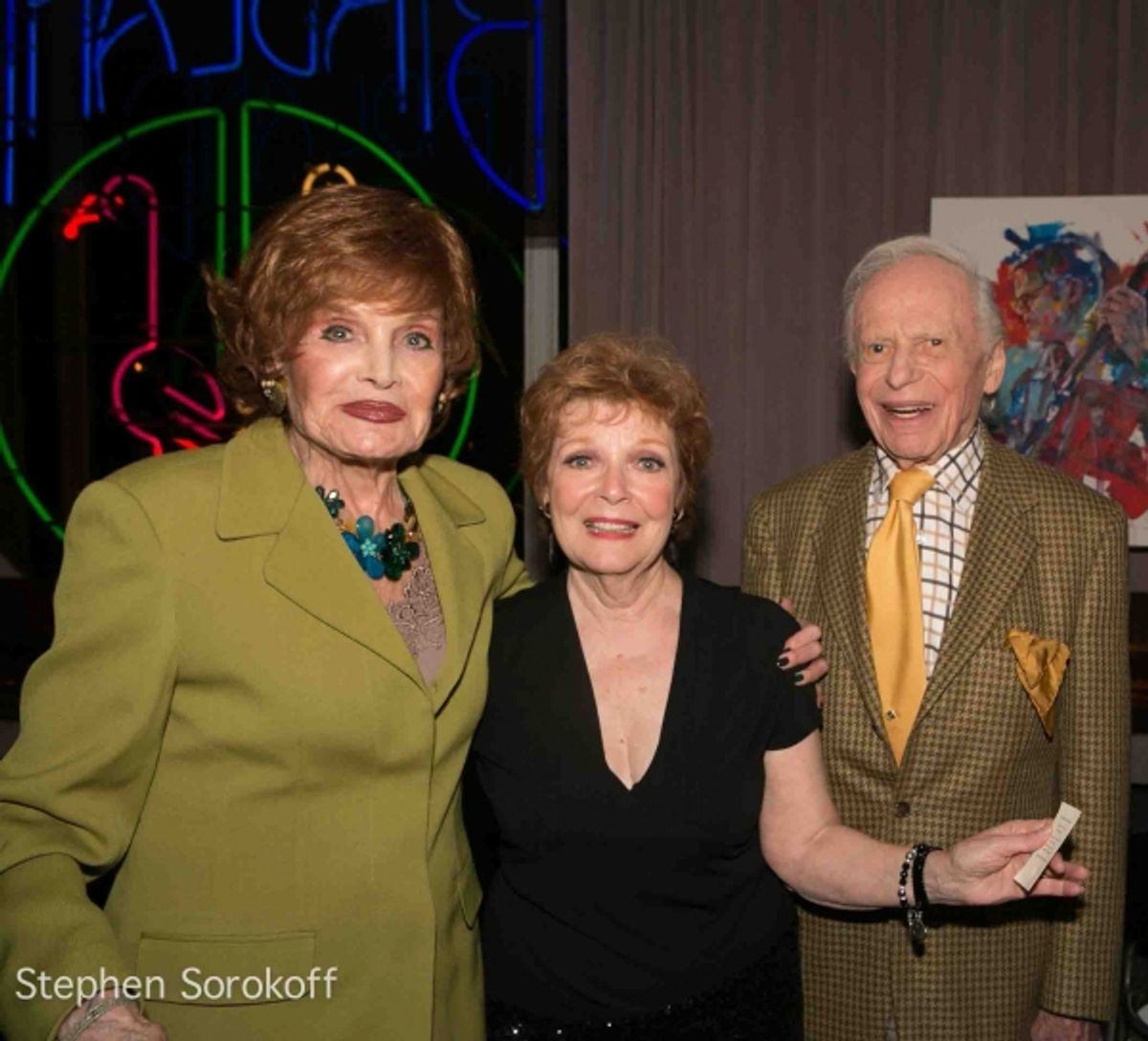  Edith Drake, Anita Gillette, Ervin Drake at 