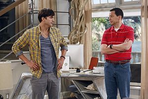"You Know What the Lollipop is For"--Walden (Ashton Kutcher, left) starts to feel his age when Missi, the daughter of a friend, comes to town, on TWO AND A HALF MEN, Thursday, Oct. 18 (8:30-9:00 PM, ET/PT) on the CBS Television Network. Also pictured: Jo @ BroadwayWorld "You Know What the Lollipop is For"--Walden (Ashton Kutcher, left) starts to feel hi Photo