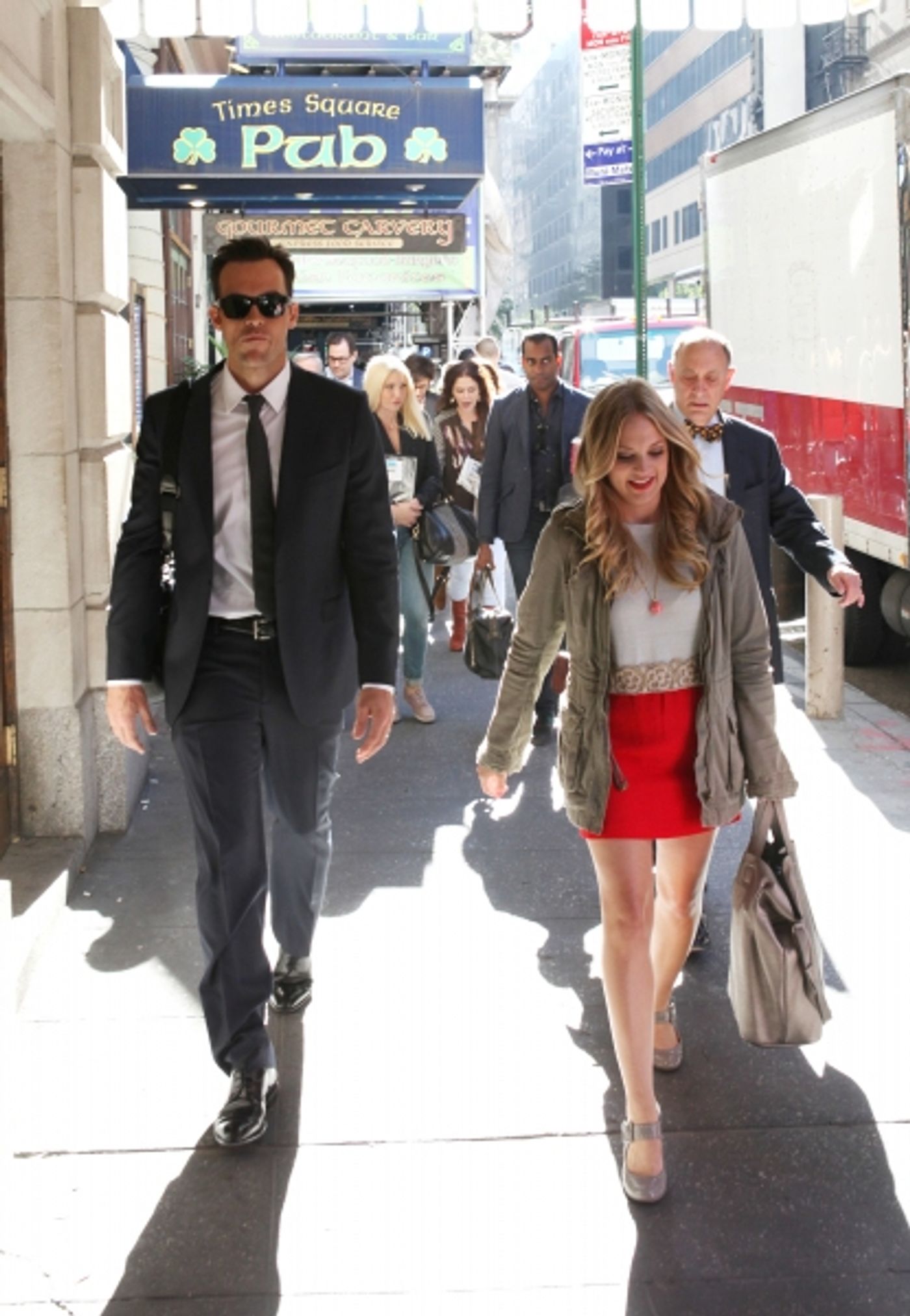 Photo Exclusive: Cheyenne Jackson, Henry Winkler and THE PERFORMERS Cast Takes Times Square!  Image