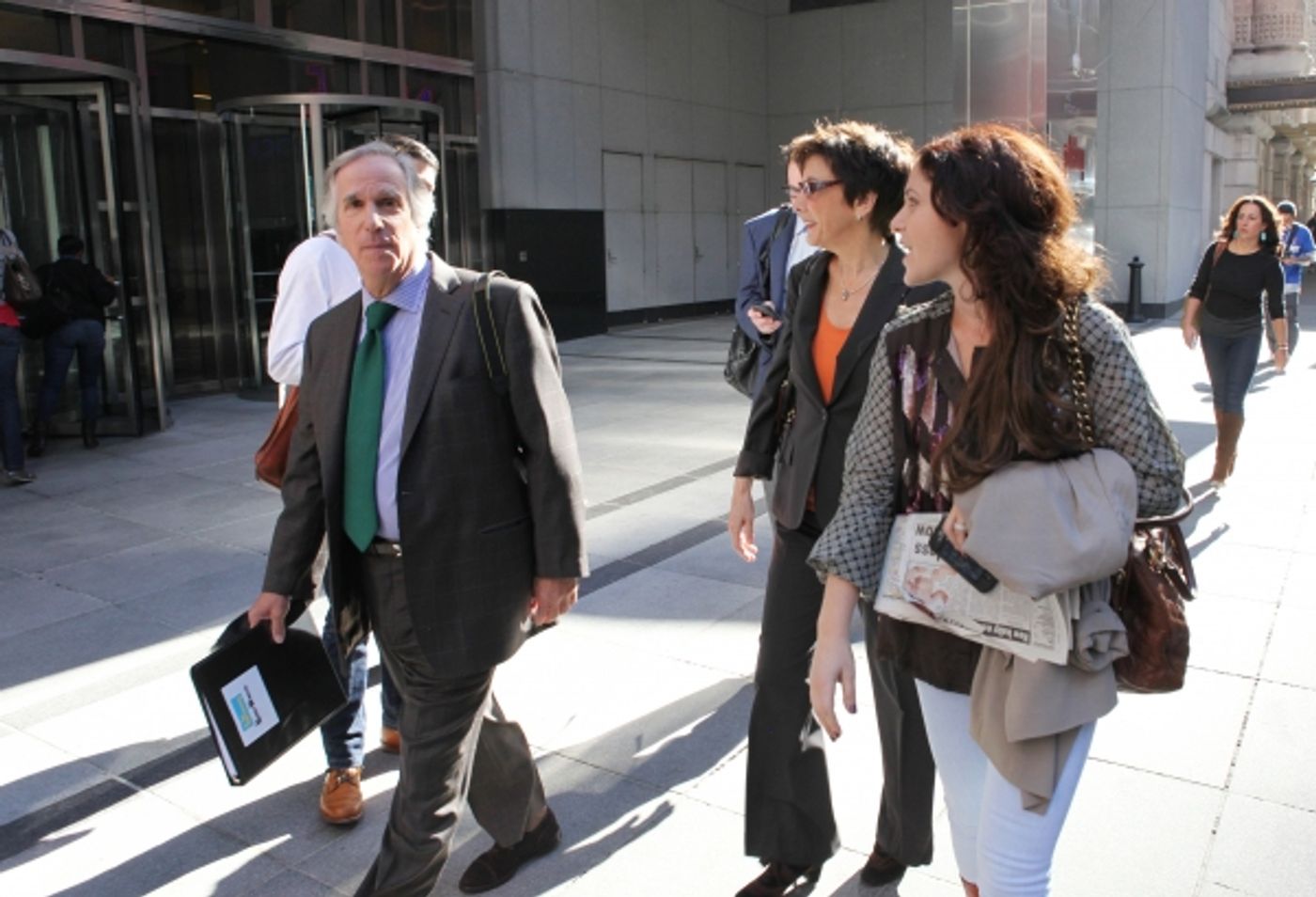 Photo Exclusive: Cheyenne Jackson, Henry Winkler and THE PERFORMERS Cast Takes Times Square!  Image