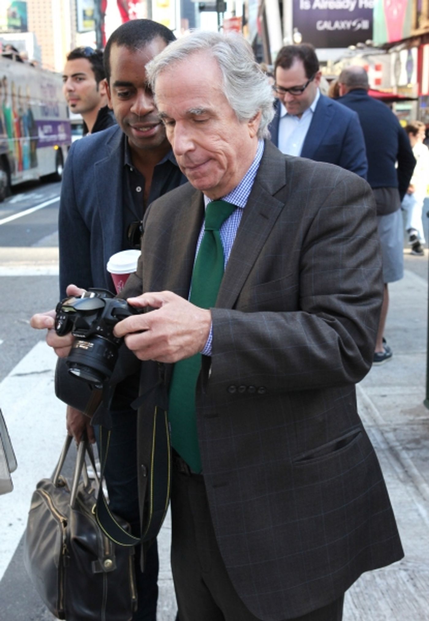 Photo Exclusive: Cheyenne Jackson, Henry Winkler and THE PERFORMERS Cast Takes Times Square!  Image