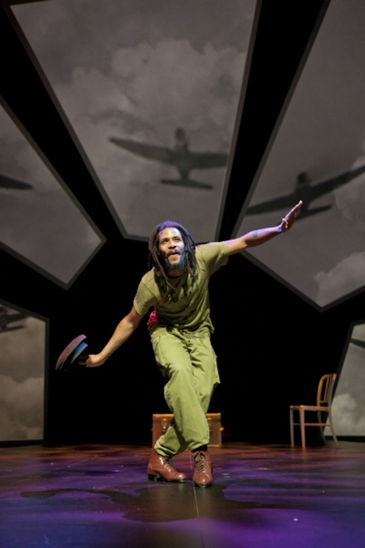  Omar Edwards as the Tap Griot at 