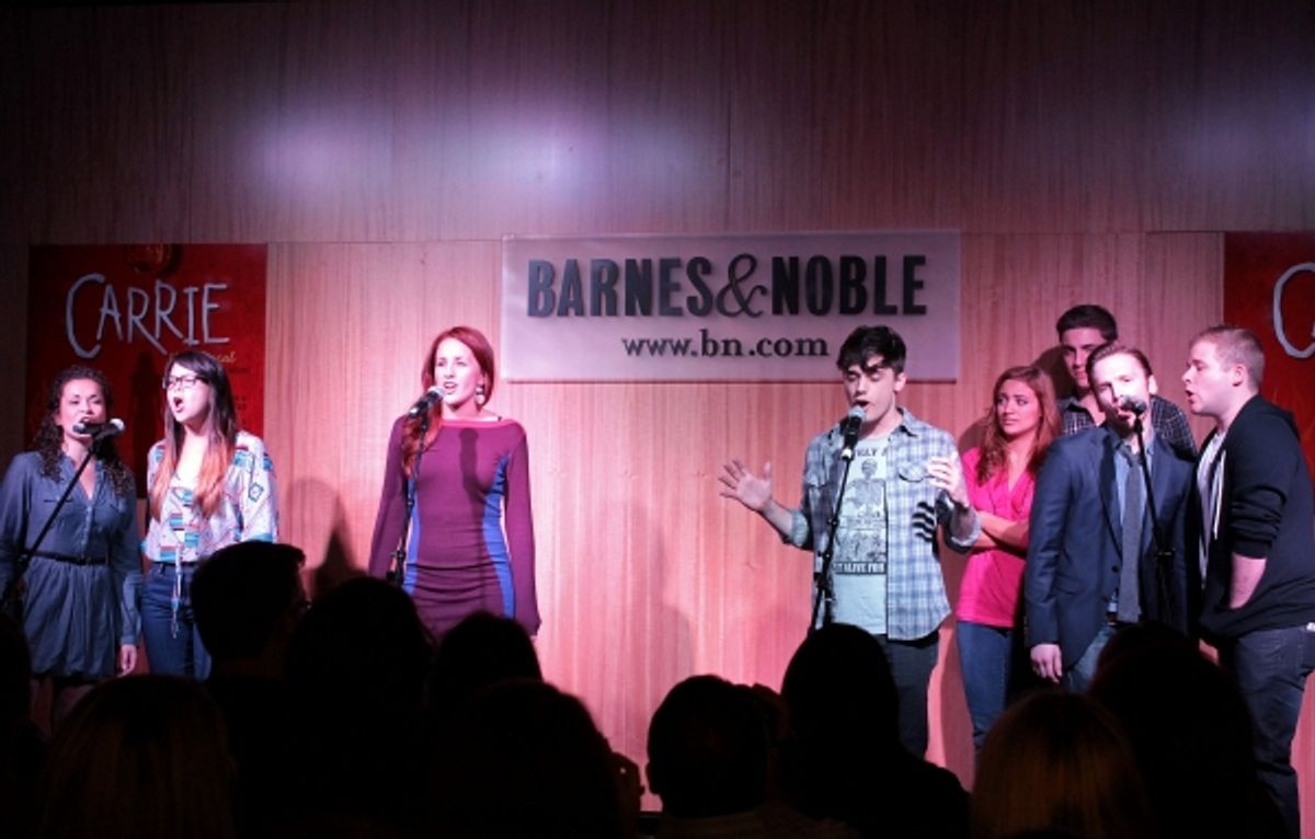  Elly Noble, Jen Sese, Jeanna de Waal, Andy Mientus, Christy Altomare, Derek Klena, Corey Boardman, F. Michael Haynie at 