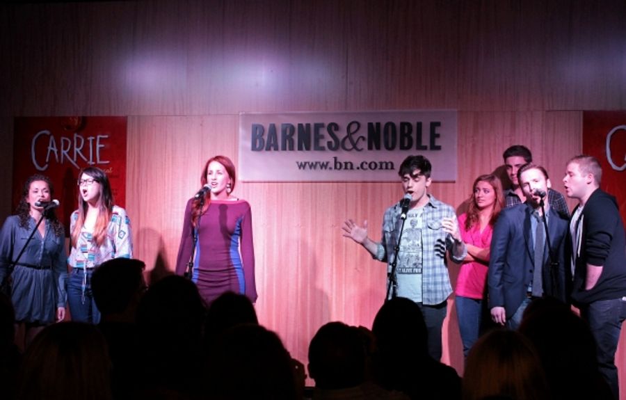 Photo Coverage: Marin Mazzie, Molly Ranson and CARRIE Cast Perform at Barnes & Noble Image