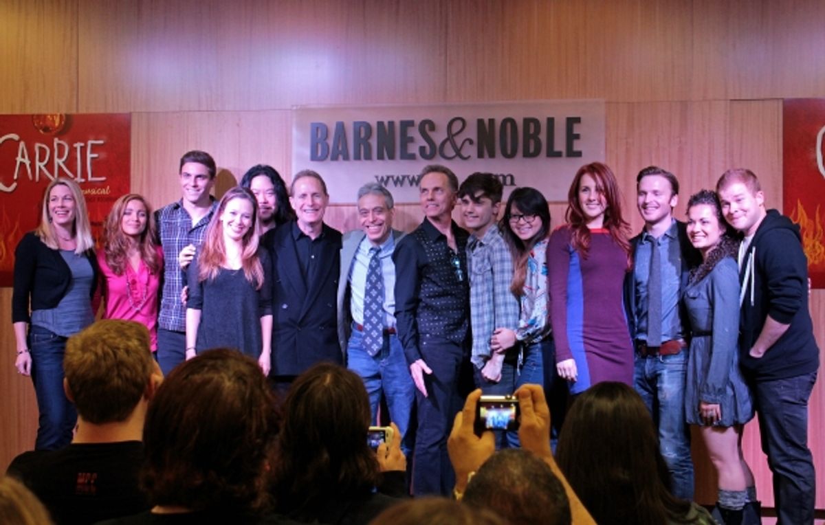 Marin Mazzie, Christy Altomare, Derek Klena, Molly Ranson, Stafford Arima, Michael Gore, Lawrence D. Cohen, Dean Pitchford, Andy Mientus, Jen Sese, Jeanna de Waal, Corey Boardman, Elly Noble, F. Michael Haynie at 