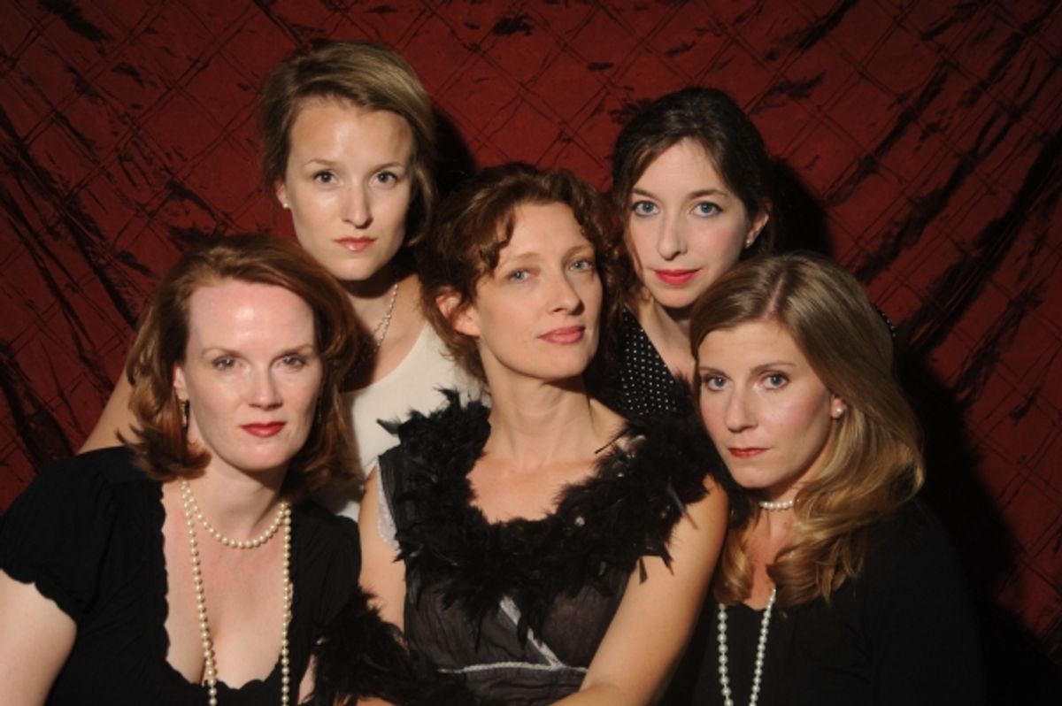  L-R: Rachel Fowler, Leah Watson, Mare Trevathan, Lauren Dennis, Barbra Andrews at 