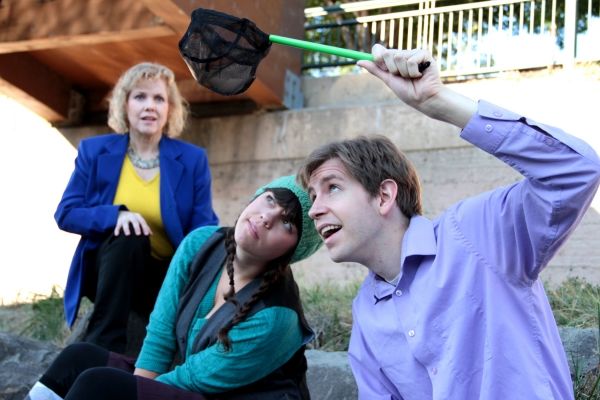  L-R: Suzanna Wellens as Barbara, Samara Bridwell as Jo and Royce Wood as Jules Photo