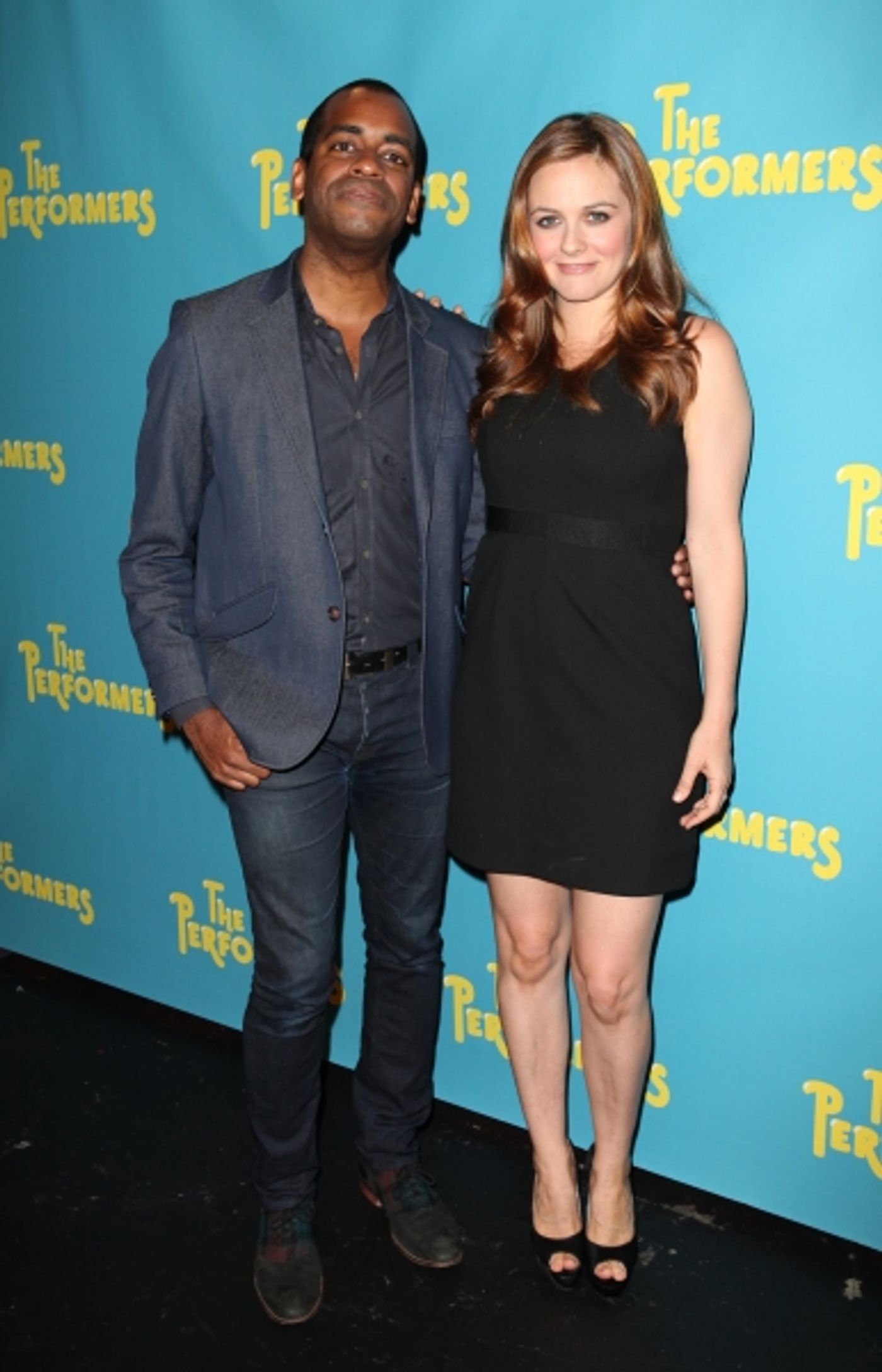 Photo Coverage: Alicia Silverstone, Cheyenne Jackson and Cast of THE PERFORMERS Meets the Press! Image