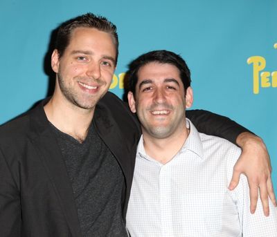  Playwright David West Read and director Evan Cabnet  Photo