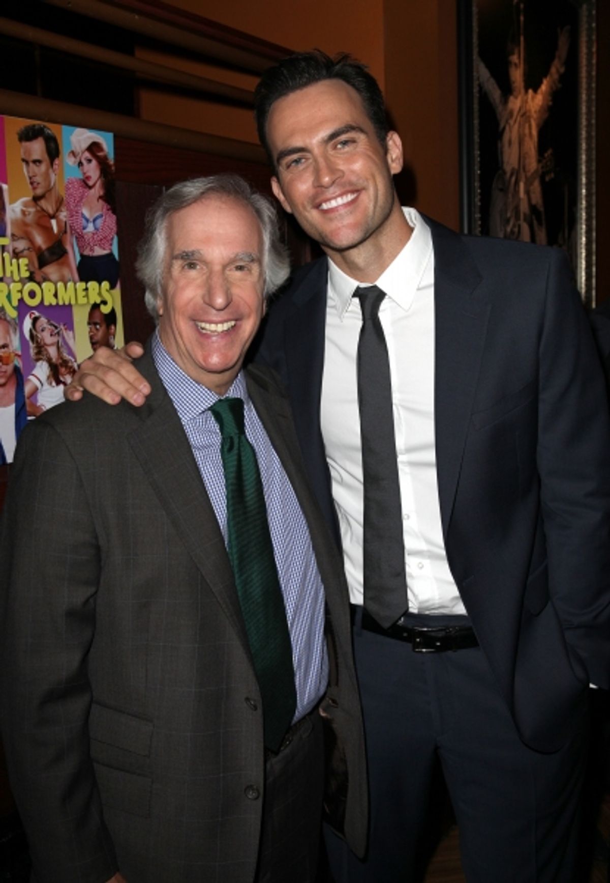  Henry Winkler and actor Cheyenne Jackson  at 